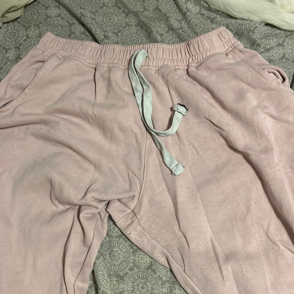 Pink sweatpants size L